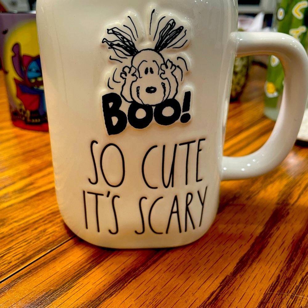 Rae Dunn- Snoopy- Boo So Cute It’s Scary- Peanuts Mug New